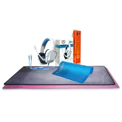 GENERICO - KIT GAMER TOGO MOUSE PAD + AUDÍFONO RGB
