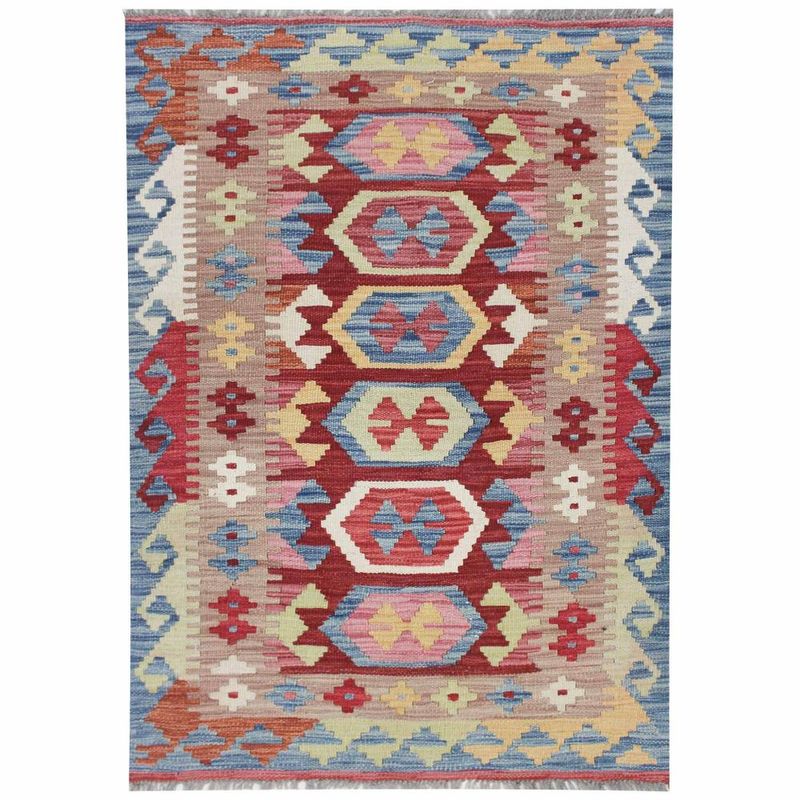 RUGS CL - Alfombra Rugscl Kilim Newtri Multicolor 076x117 7453KP