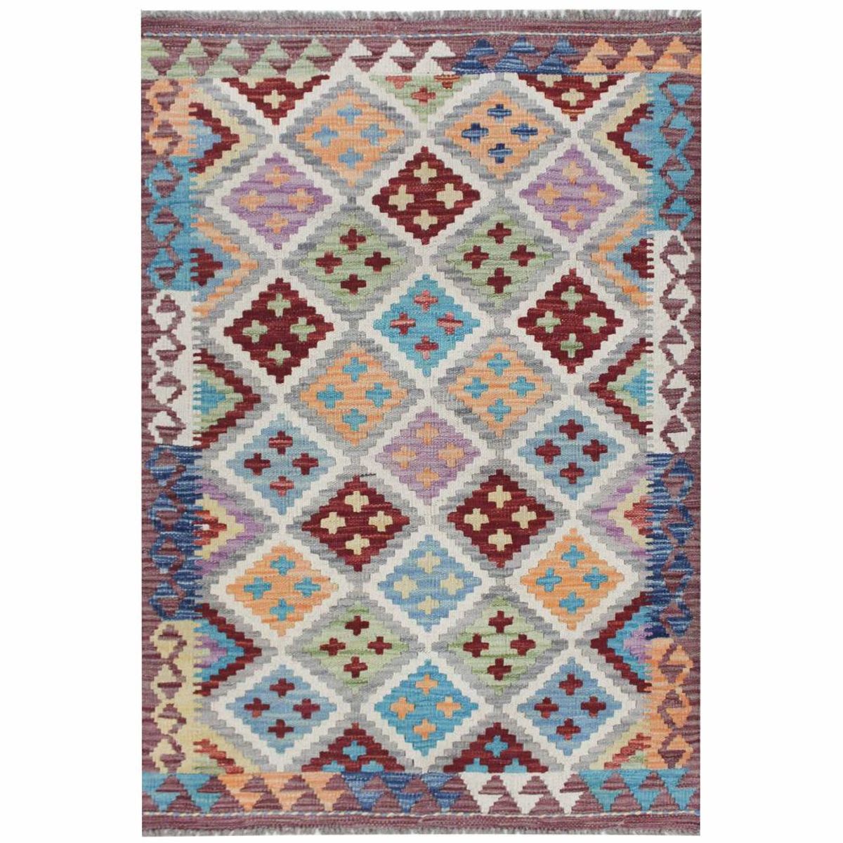 RUGS CL - Alfombra Rugscl Kilim Newtri Multicolor 086x118 7454KP