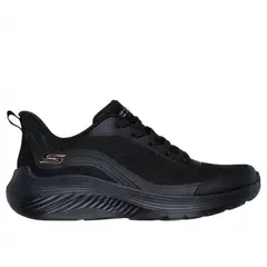 SKECHERS - Zapatilla Mujer Bobs Squad Waves Still Wading Negro