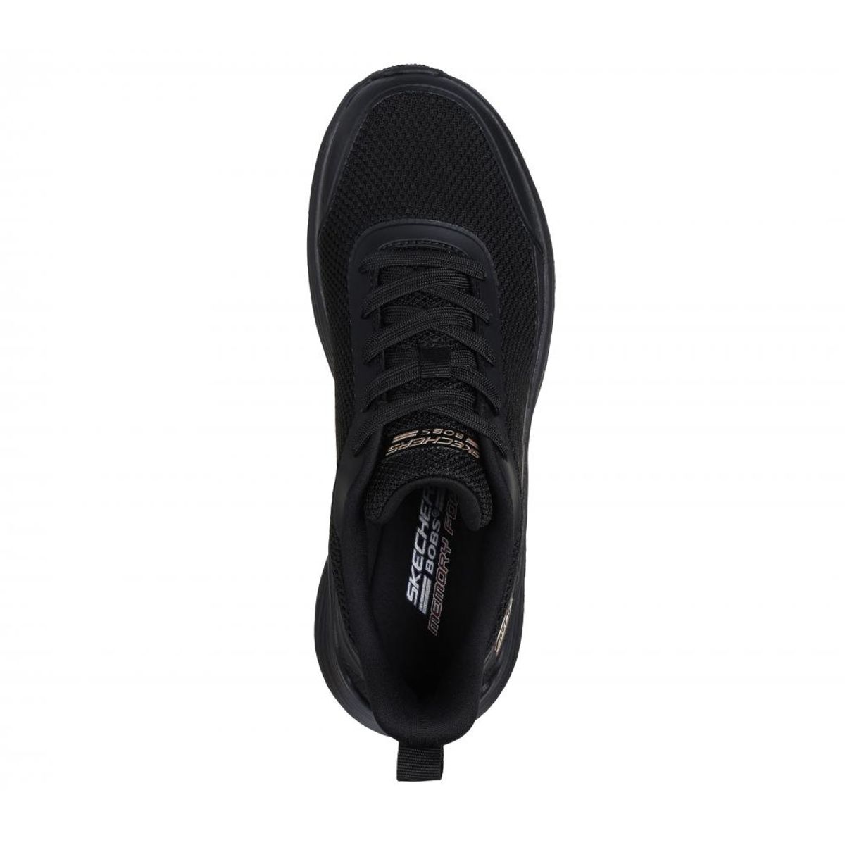 SKECHERS - Zapatilla Mujer Bobs Squad Waves Still Wading Negro Skechers