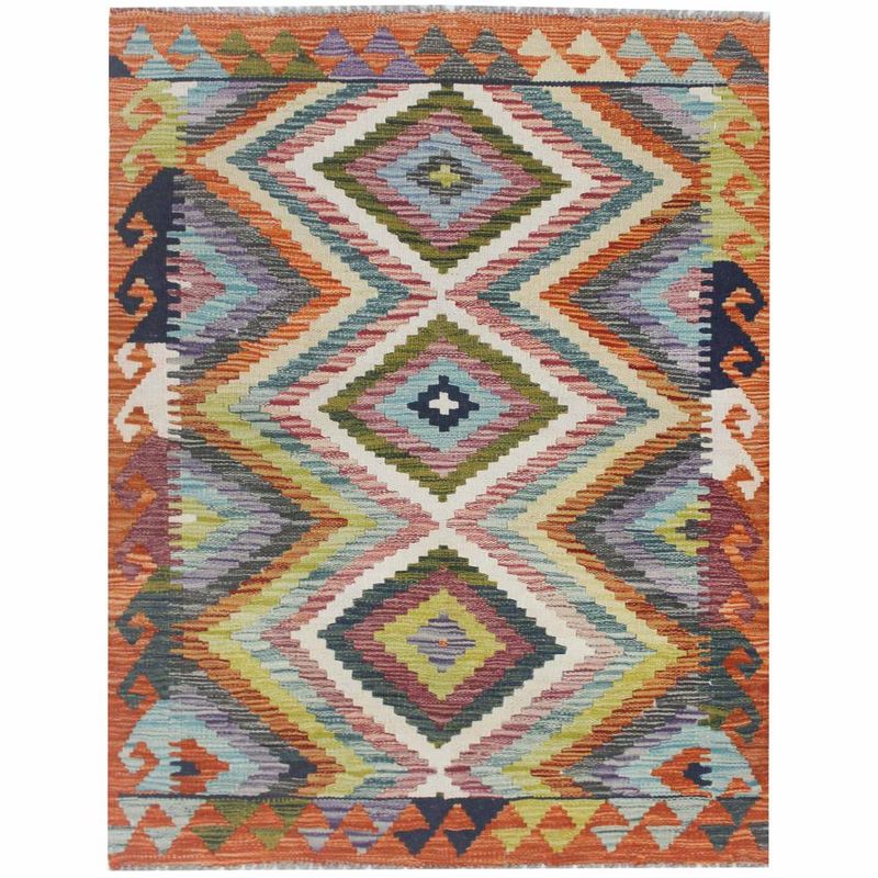 RUGS CL - Alfombra Rugscl Kilim Newtri Multicolor 091x119 7458KP