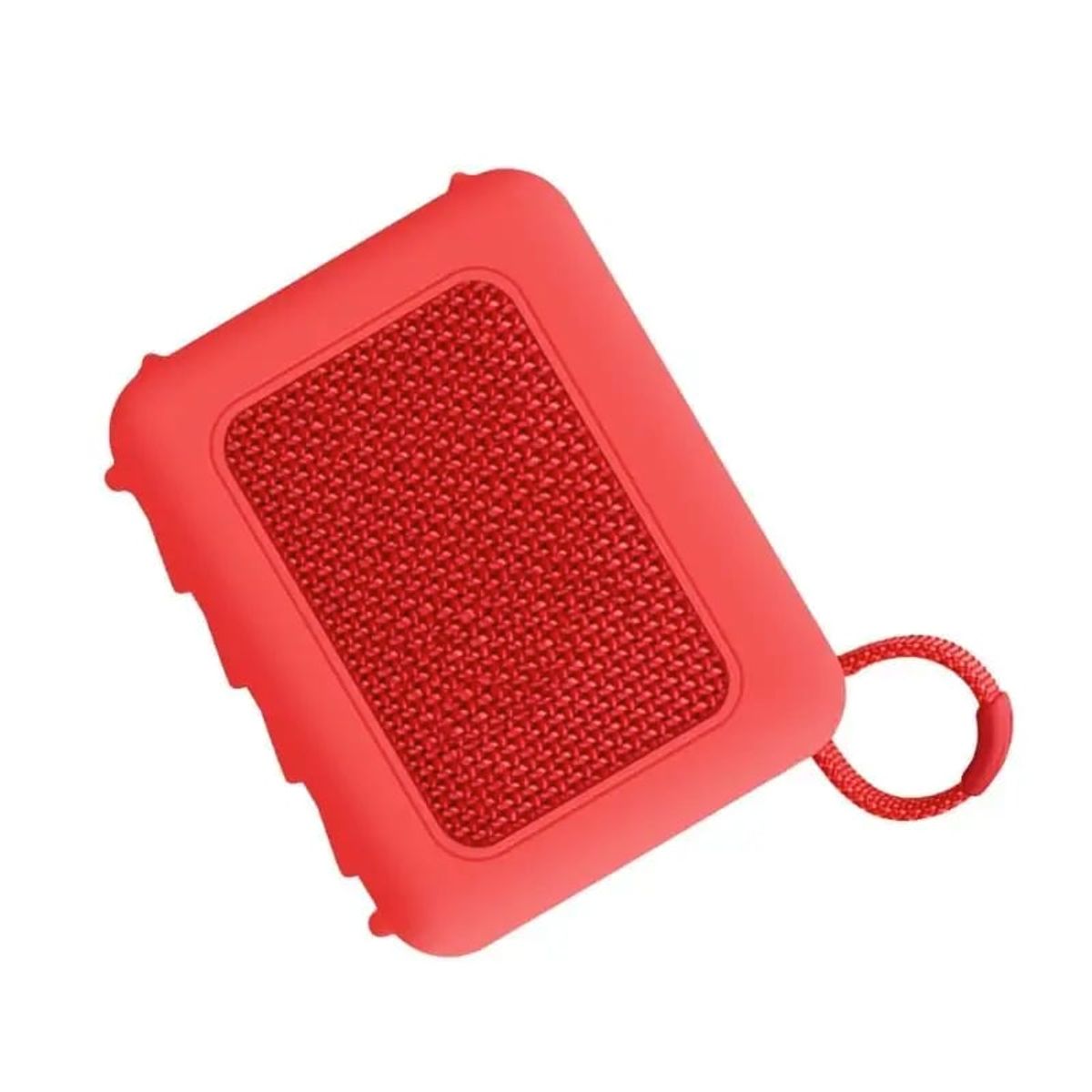 GENERICO - Funda Protector Premiun para Parlante JBL GO 4 Rojo