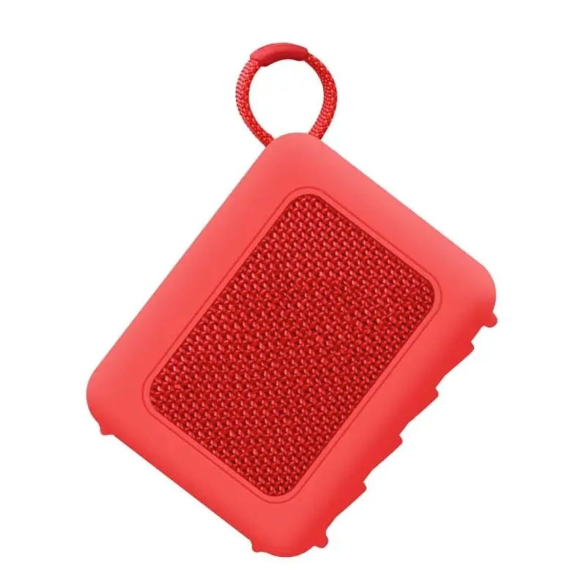 GENERICO - Funda Protector Premiun para Parlante JBL GO 4 Rojo