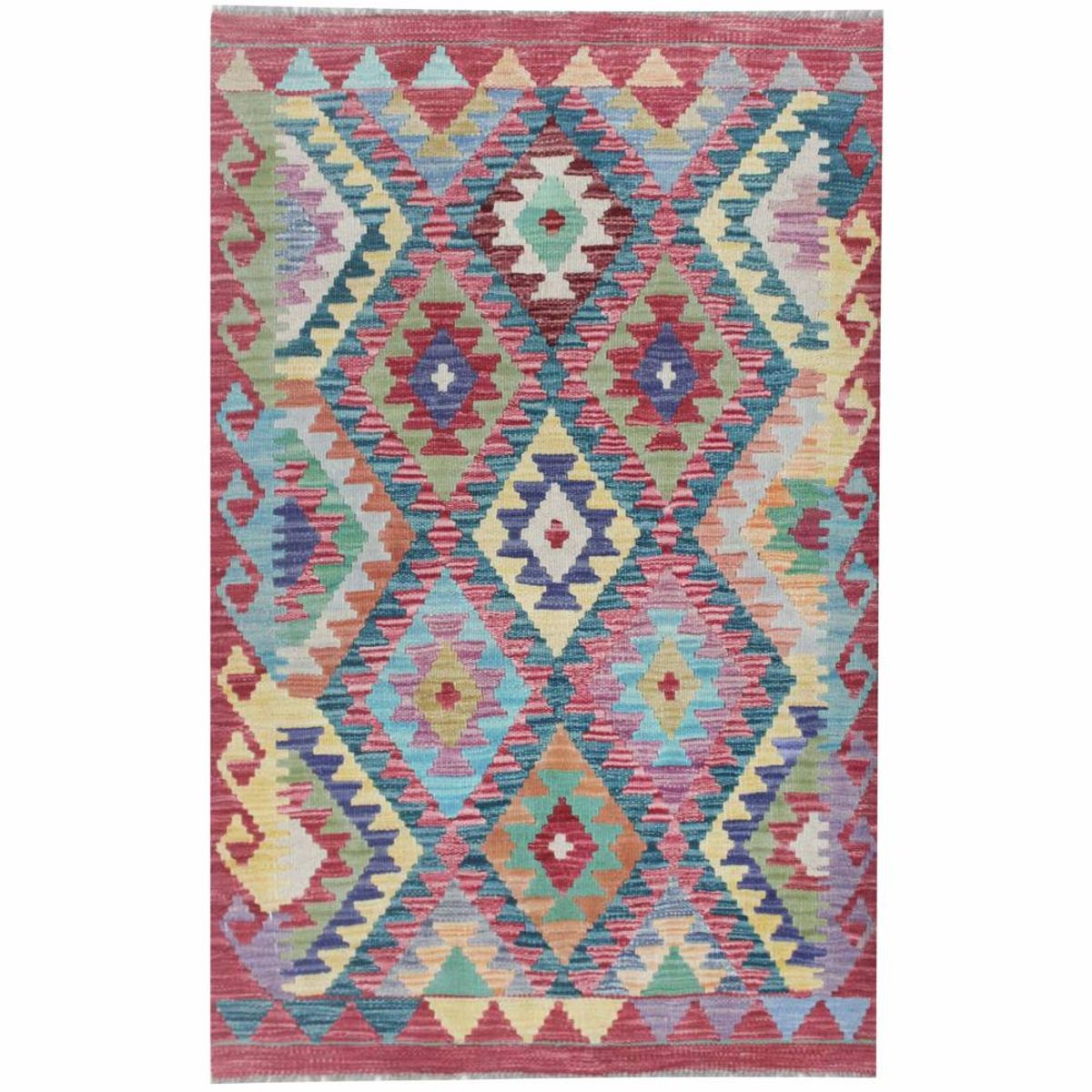 RUGS CL - Alfombra Rugscl Kilim Newtri Multicolor 082x123 7457KP