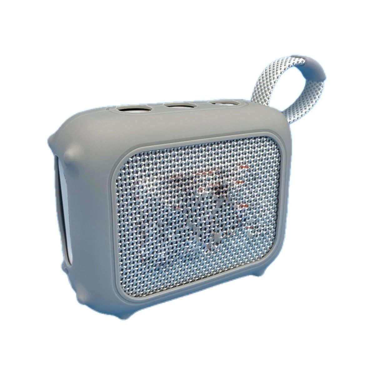 GENERICO - Funda Protector Premiun para Parlante JBL GO 4 Gris