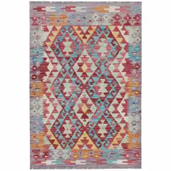 RUGS CL - Alfombra Rugscl Kilim Newtri Multicolor 081x113 7463KP