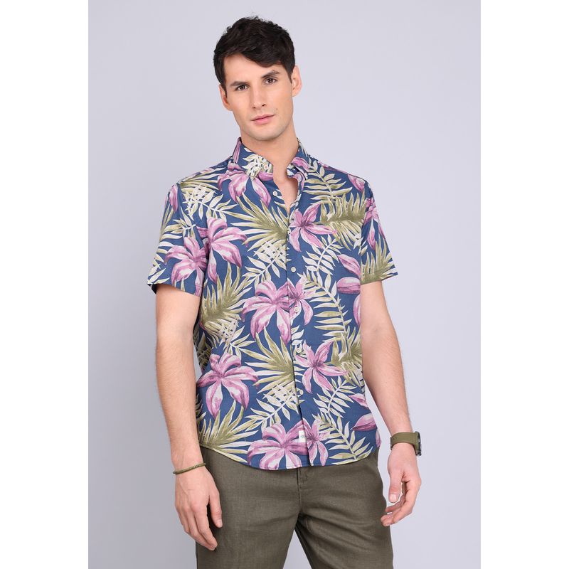 ARROW - Camisa Manga Corta Floreada Arrow ARROW