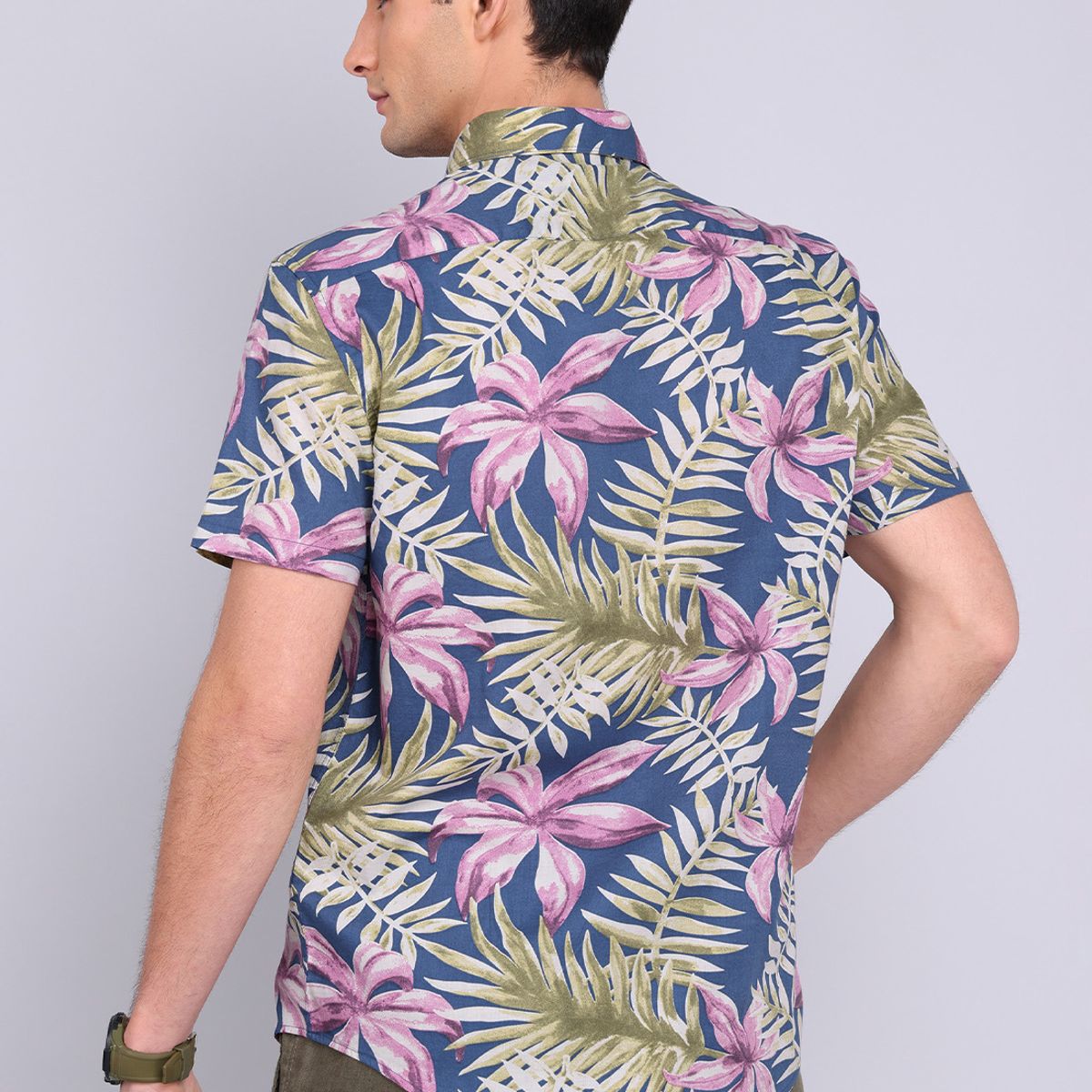 ARROW - Camisa Manga Corta Floreada Arrow ARROW