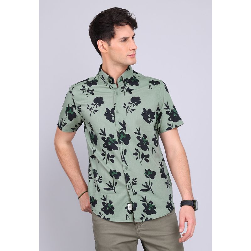 ARROW - Camisa Manga Corta Floreada Arrow ARROW