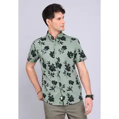 ARROW - Camisa Manga Corta Floreada