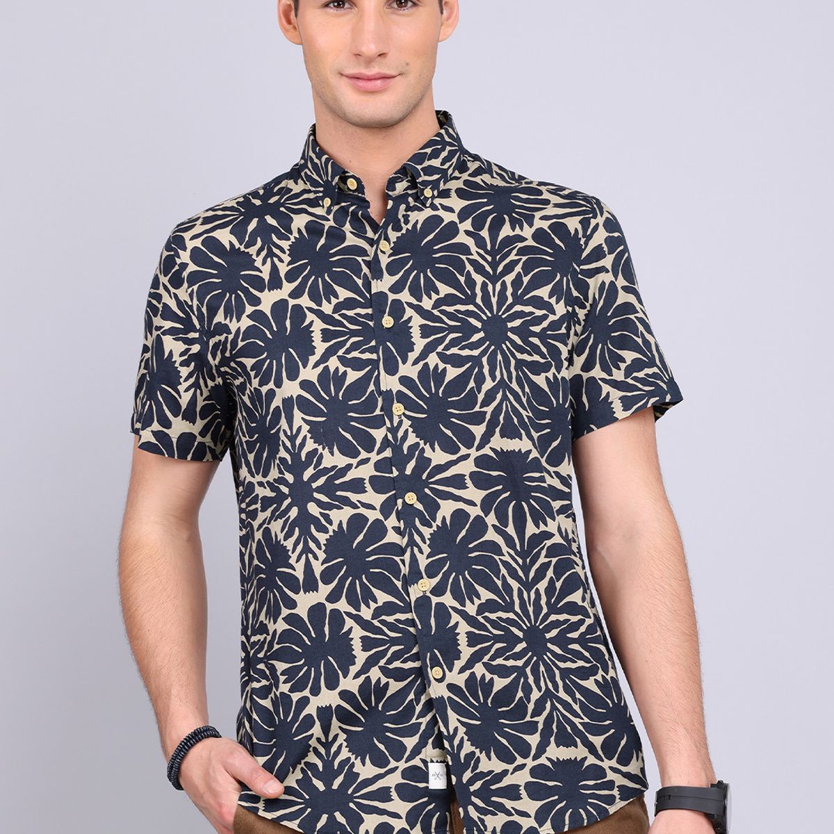 ARROW - Camisa Manga Corta Floreada Arrow ARROW