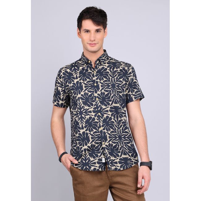 ARROW - Camisa Manga Corta Floreada Arrow ARROW