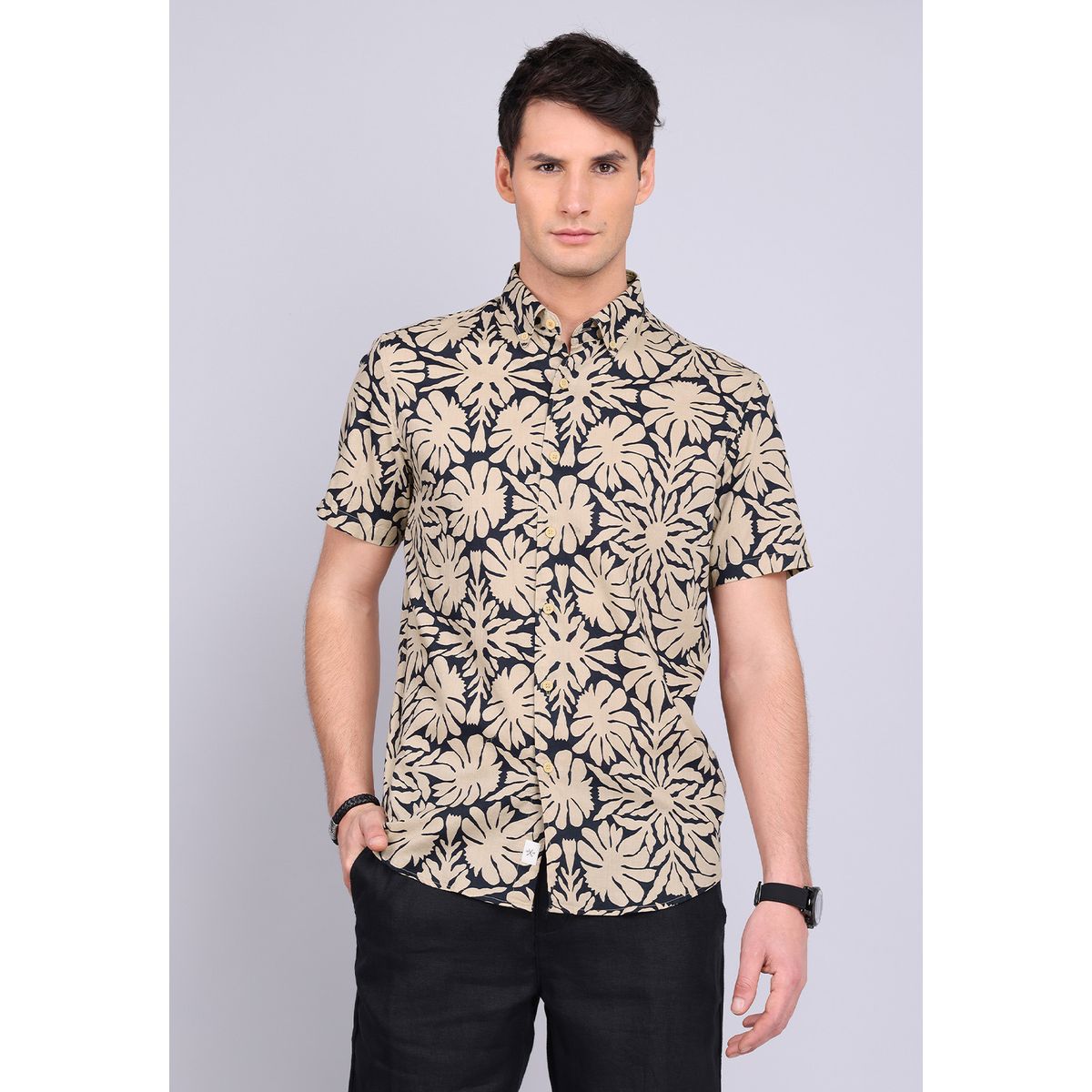 ARROW - Camisa Manga Corta Floreada Arrow ARROW