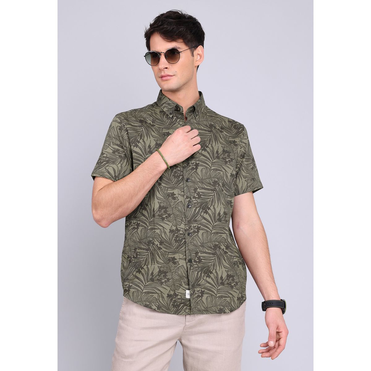 ARROW - Camisa Manga Corta Floreada Arrow ARROW