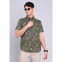 ARROW - Camisa Manga Corta Floreada