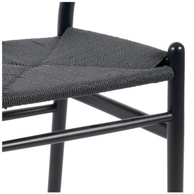 Imagen 2 del producto Pack 2 Sillas Comedor Wishbone Negra