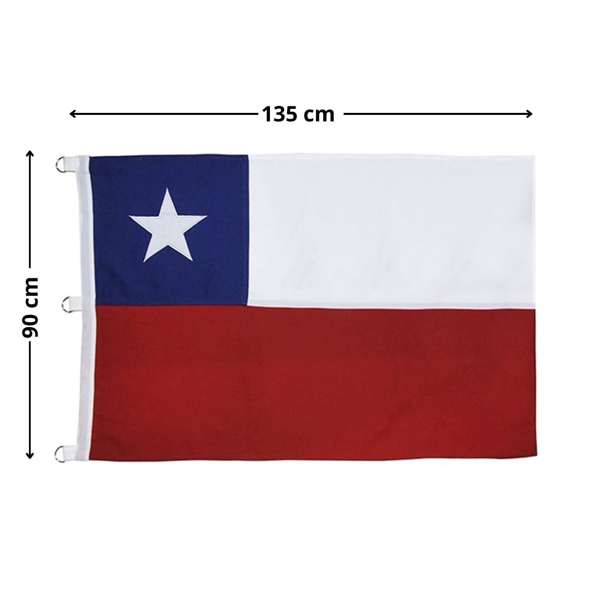 GENERICO - PACK BANDERA 90X135CM COSIDA DORAL+LIENZA 10MT-MIMBRAL