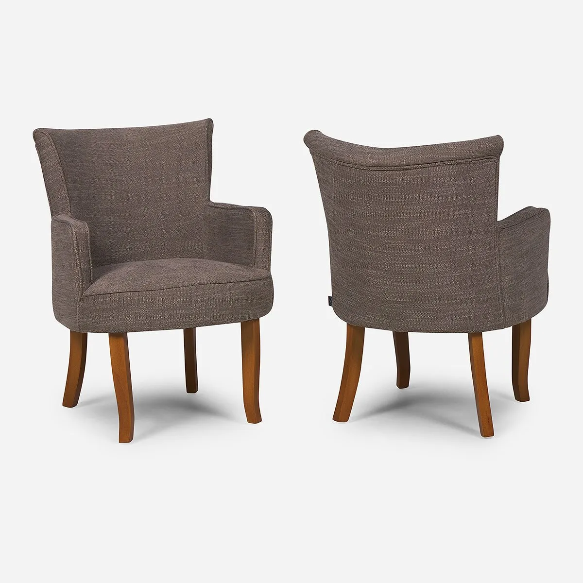 ROSEN - Set 2 Poltronas Rosen Emily Tela Taupe