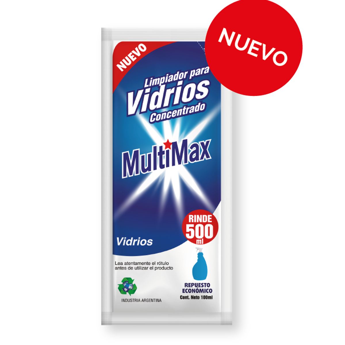 GENERICO - LIMPIADOR VIDRIO DILUIR 500ML