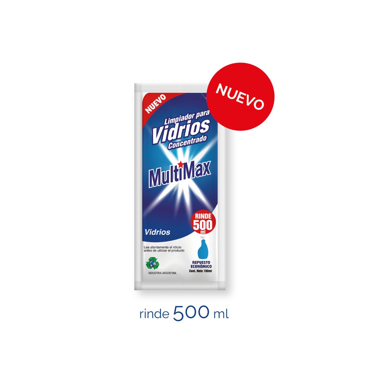 GENERICO - LIMPIADOR VIDRIO DILUIR 500ML