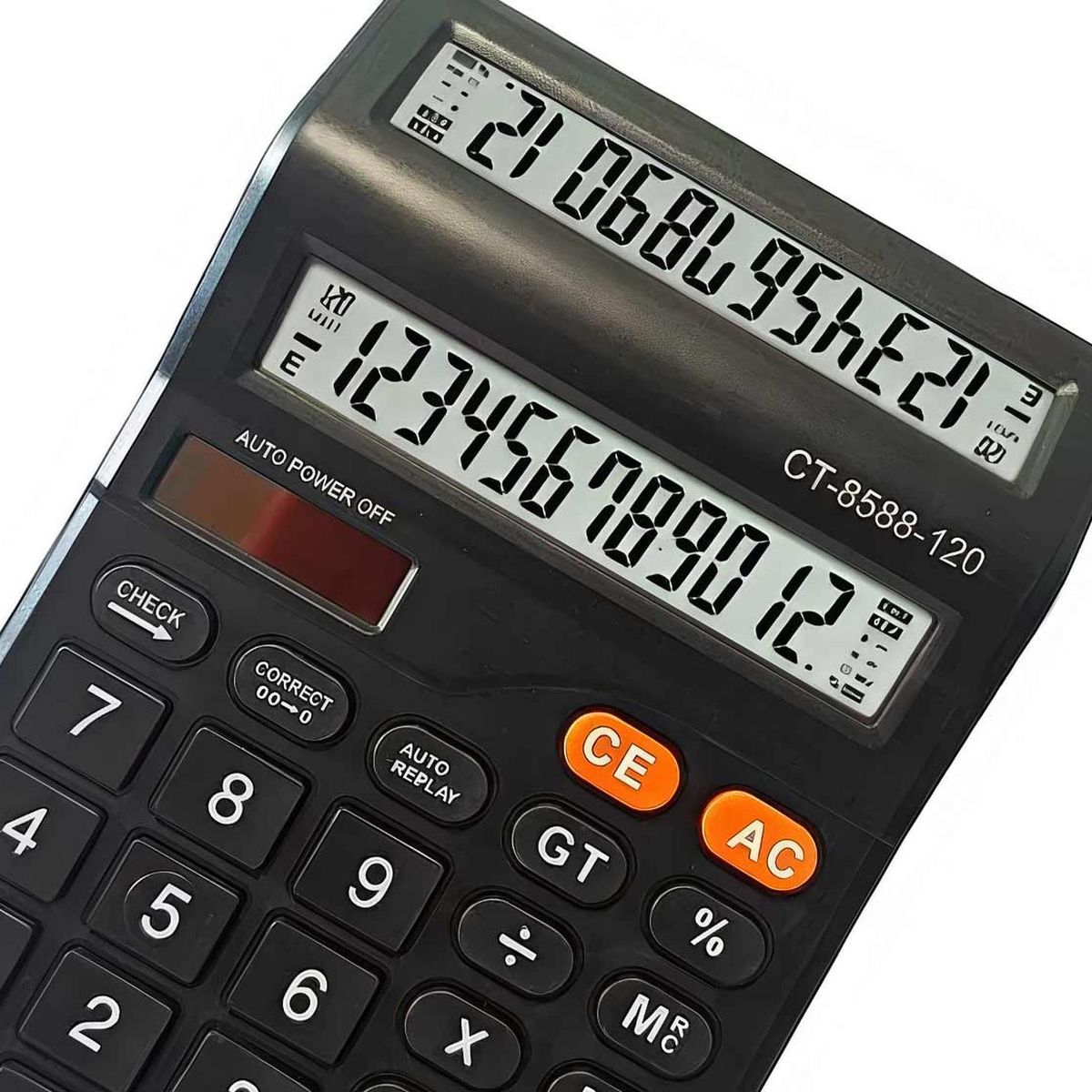 GEN - Calculadora Doble Pantalla Lcd A Pila Comercio Negocio Otros