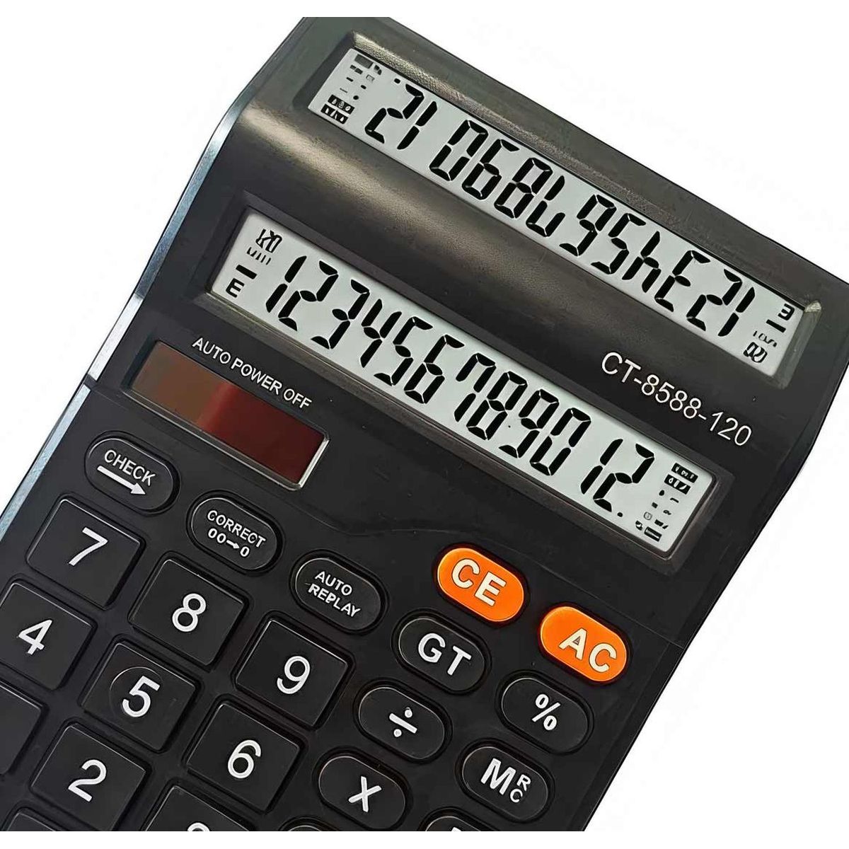 GEN - Calculadora Doble Pantalla Lcd A Pila Comercio Negocio Otros