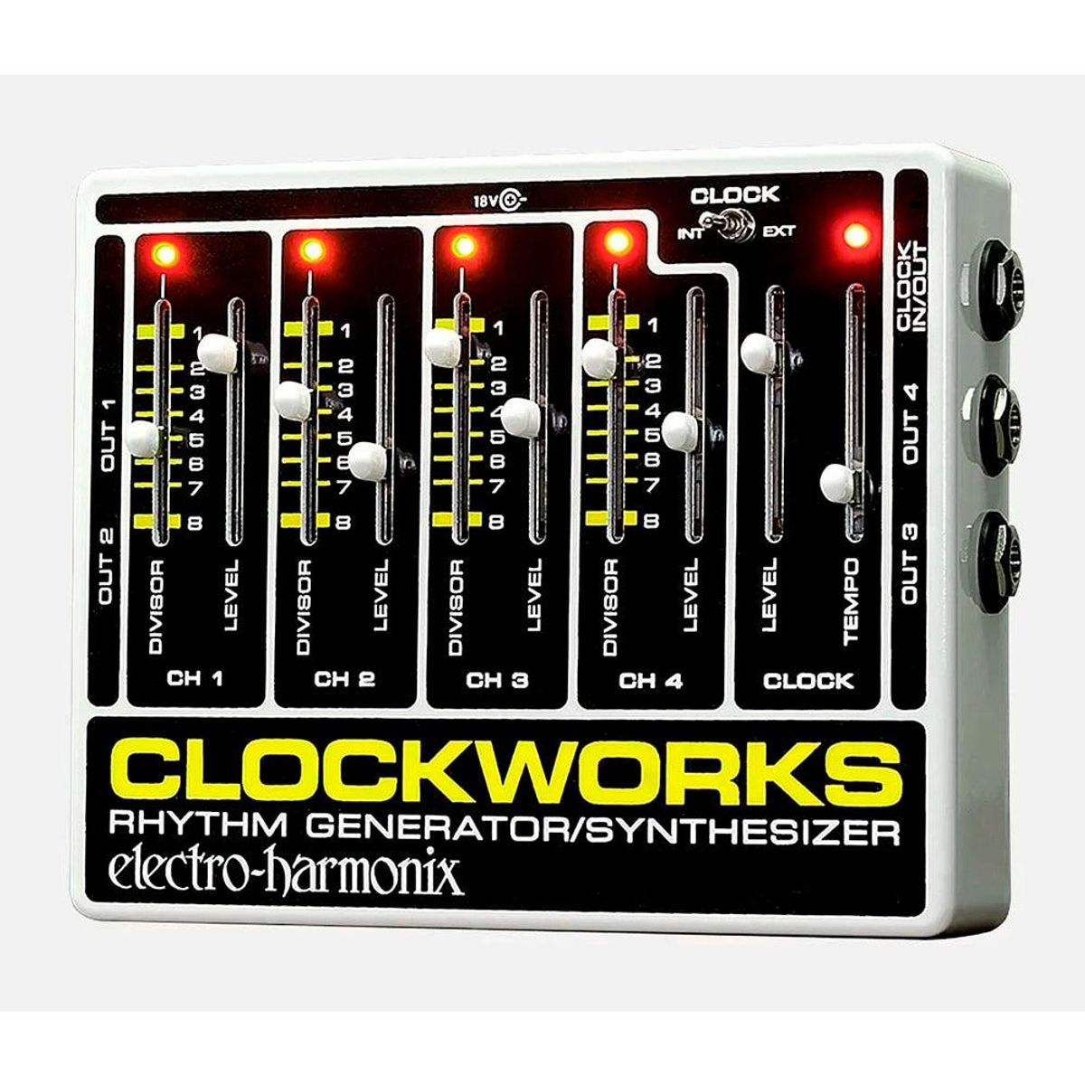 ELECTRO HARMONIX - Pedal ElectroHarmonix Generador De RitmosSintetizador +Adaptador Corriente CLOCKWORKS