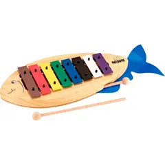GENERICO - Arquín Meinl Nino Percussion 8 Notas Glockenspiel Con Forma De Pescado Incluye Baquetas Y Cancionero NINO901