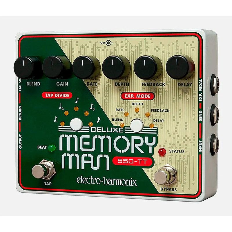 ELECTRO HARMONIX - Pedal Efecto Guitarra ElectroHarmonix Delay Deluxe Memory Man 500Tt MT550