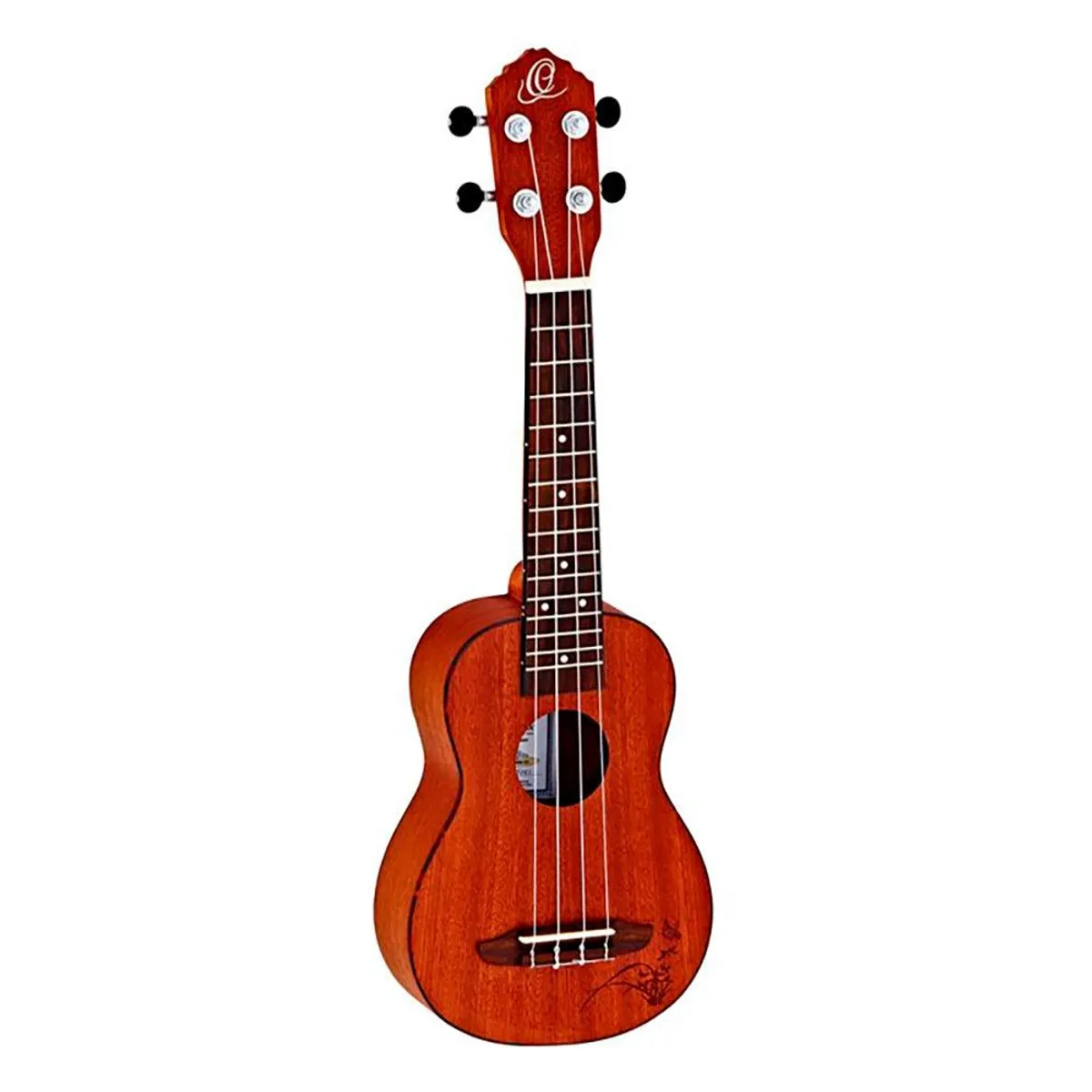 GENERICO - Ukelele Soprano Ortega Bonfire Series Natural Oscuro RU5MM-SO