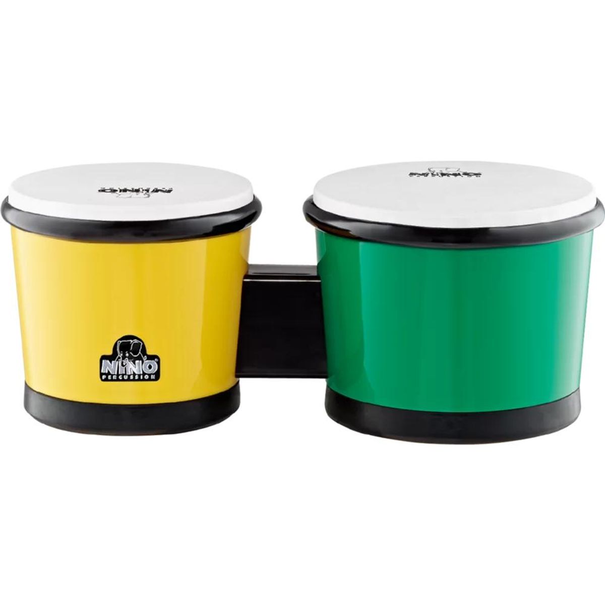 GENERICO - Bongo Meinl Nino Percussion 6 12+ 7 12 Para Niño Abs GreenYellow NINO19GY