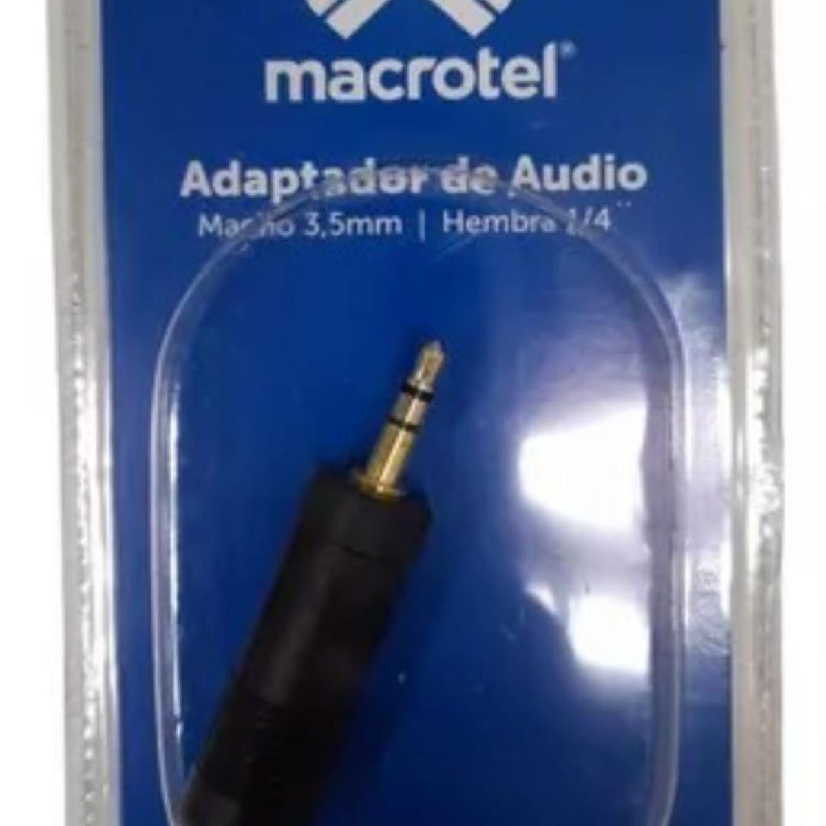 MACROTEL - Adaptador De Audio Macho 35mm A Hembra 14 Macrotel Ma098