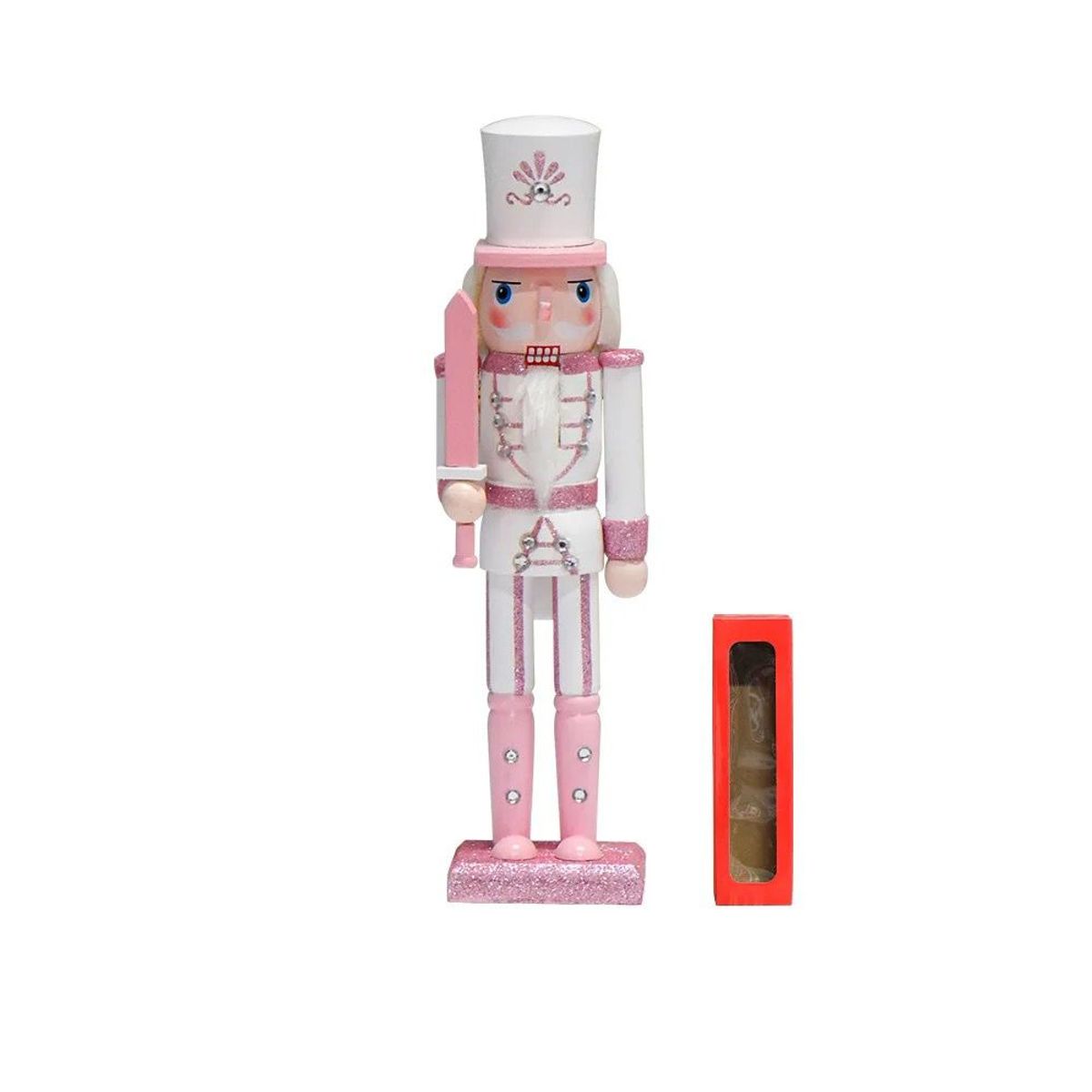 GENERICO - Adornos De Cascanueces De Madera 25cm