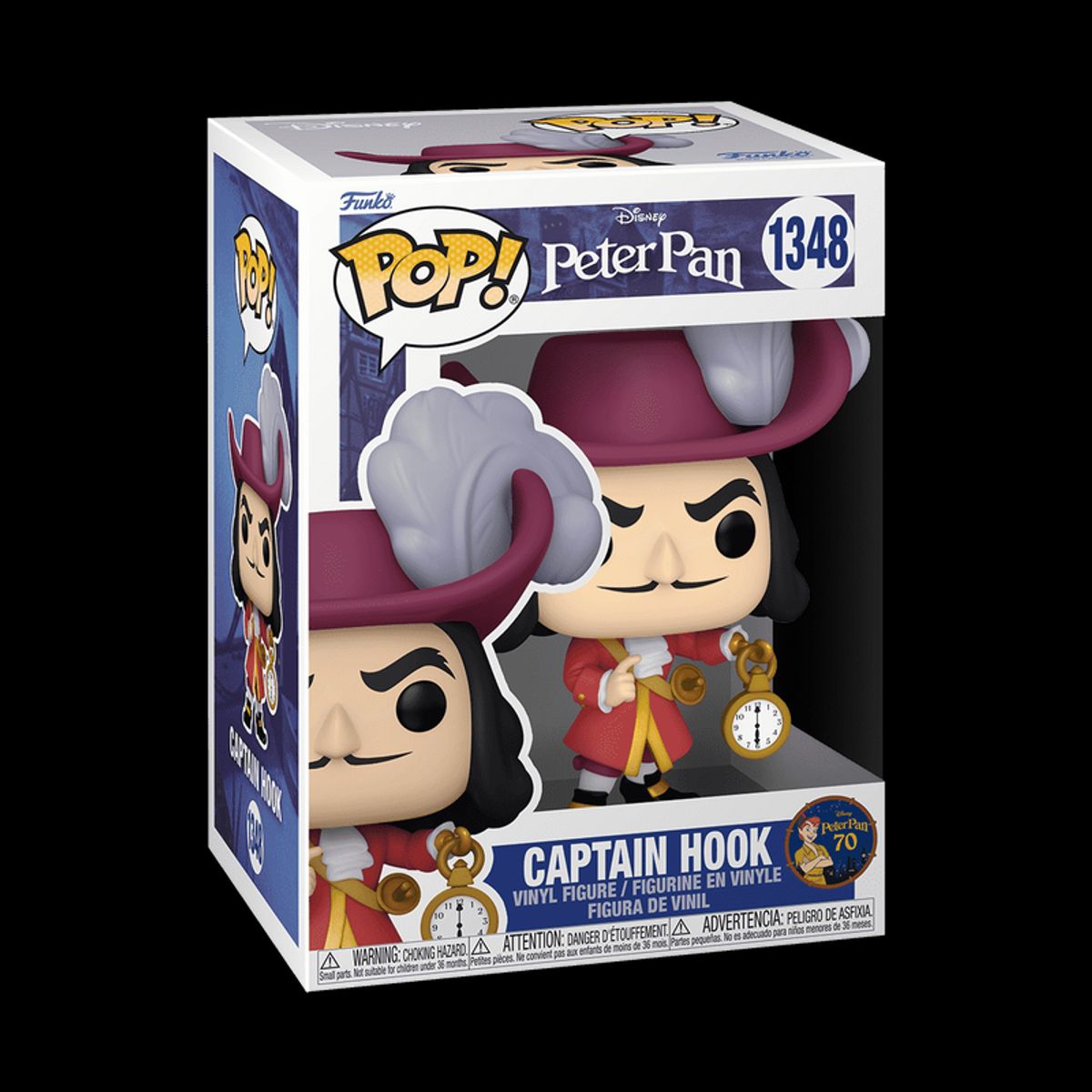 FUNKO - Funko Pop 1348 - Peter Pan Captain Hook