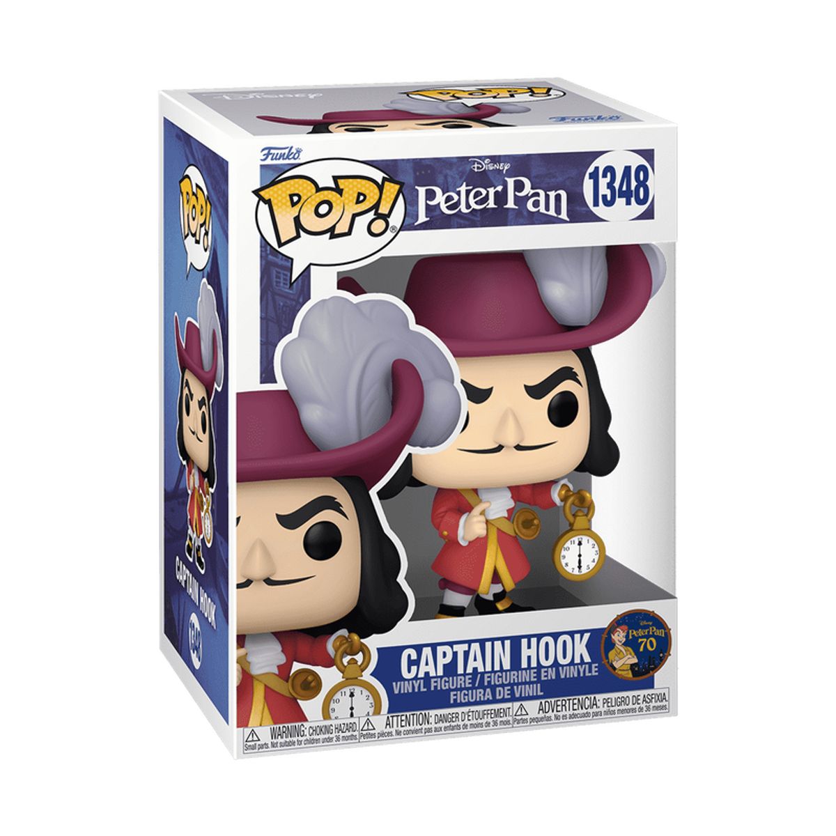 FUNKO - Funko Pop 1348 - Peter Pan Captain Hook