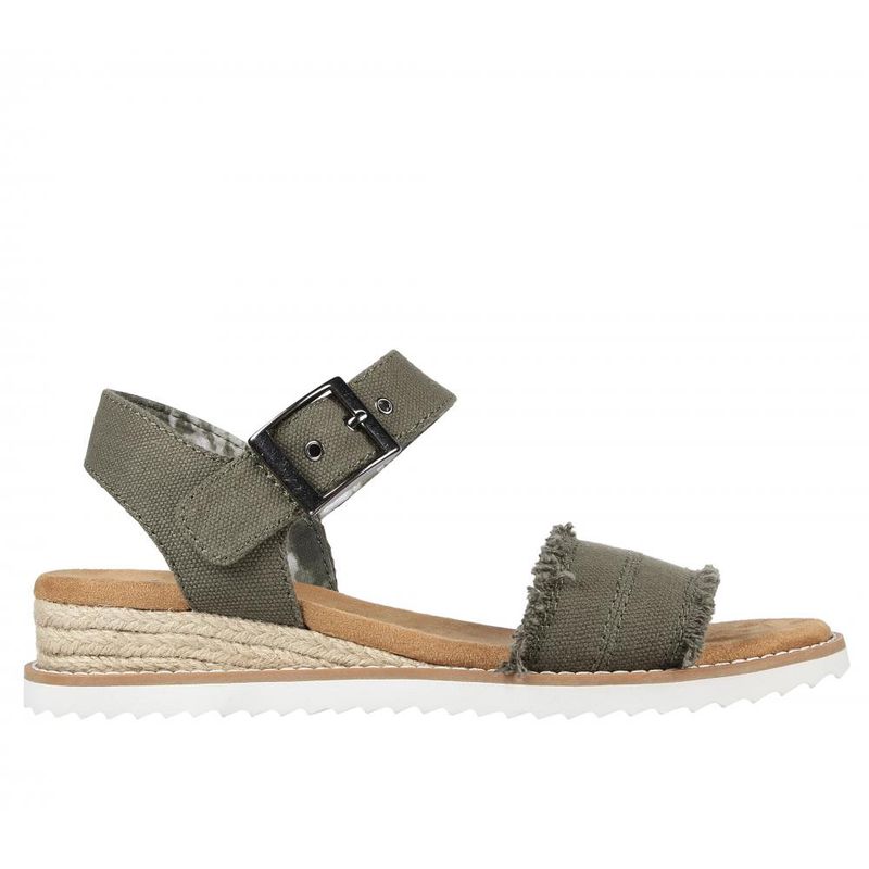 SKECHERS - Sandalia Mujer Desert Kiss Adobe Princess Verde Skechers