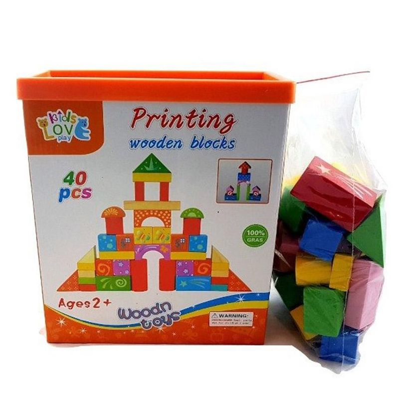 ARTIDIX - Castillo de bloque con 40 piezas de colores PB-B2