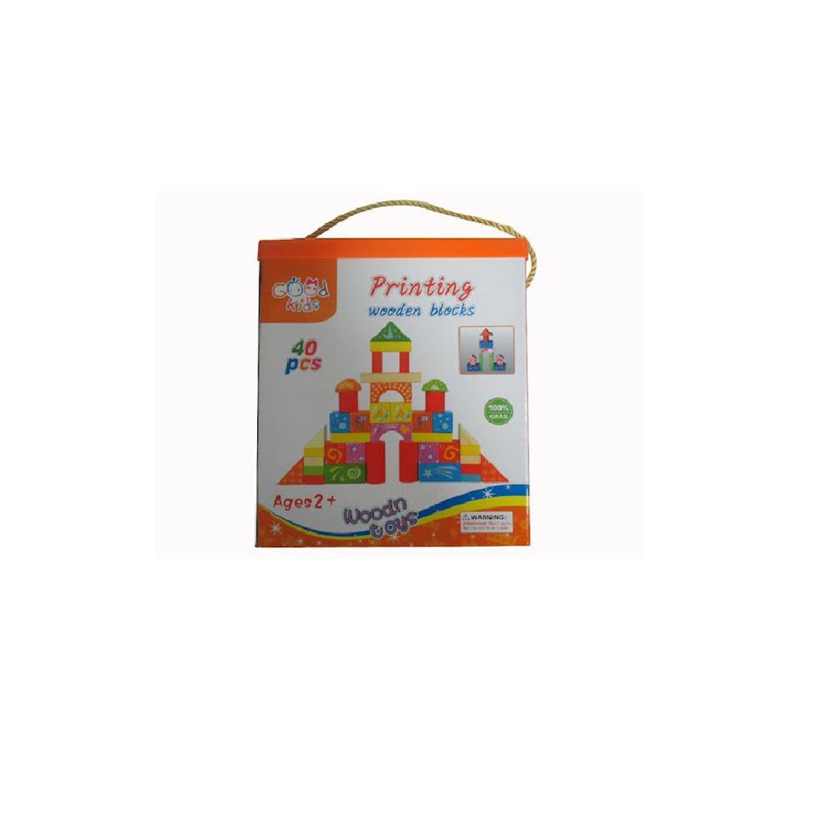 ARTIDIX - Castillo de bloque con 40 piezas de colores PB-B2