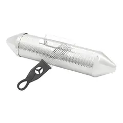 RMX - Guiro Metalico Instrumento Percusión Rmx-mg 3810 - Plateado