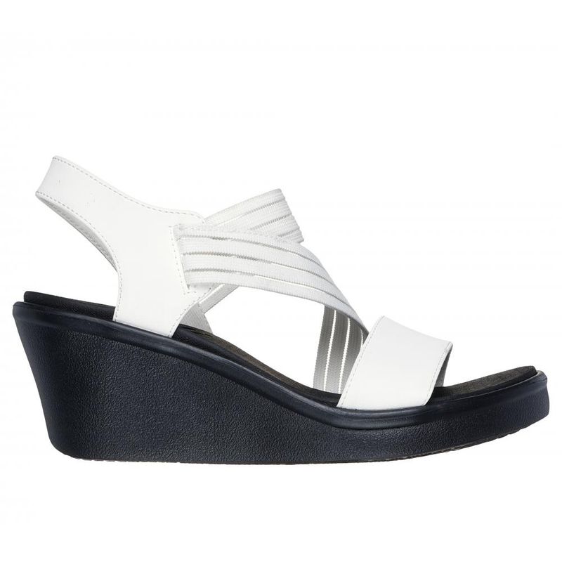 SKECHERS - Sandalia Mujer Rumble On My Go To Blanco Skechers