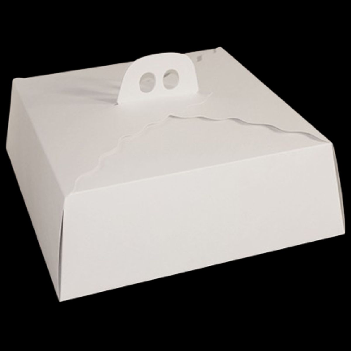 GENERICO - Pack 5 Caja Torta Cuadrada 38x14 cm