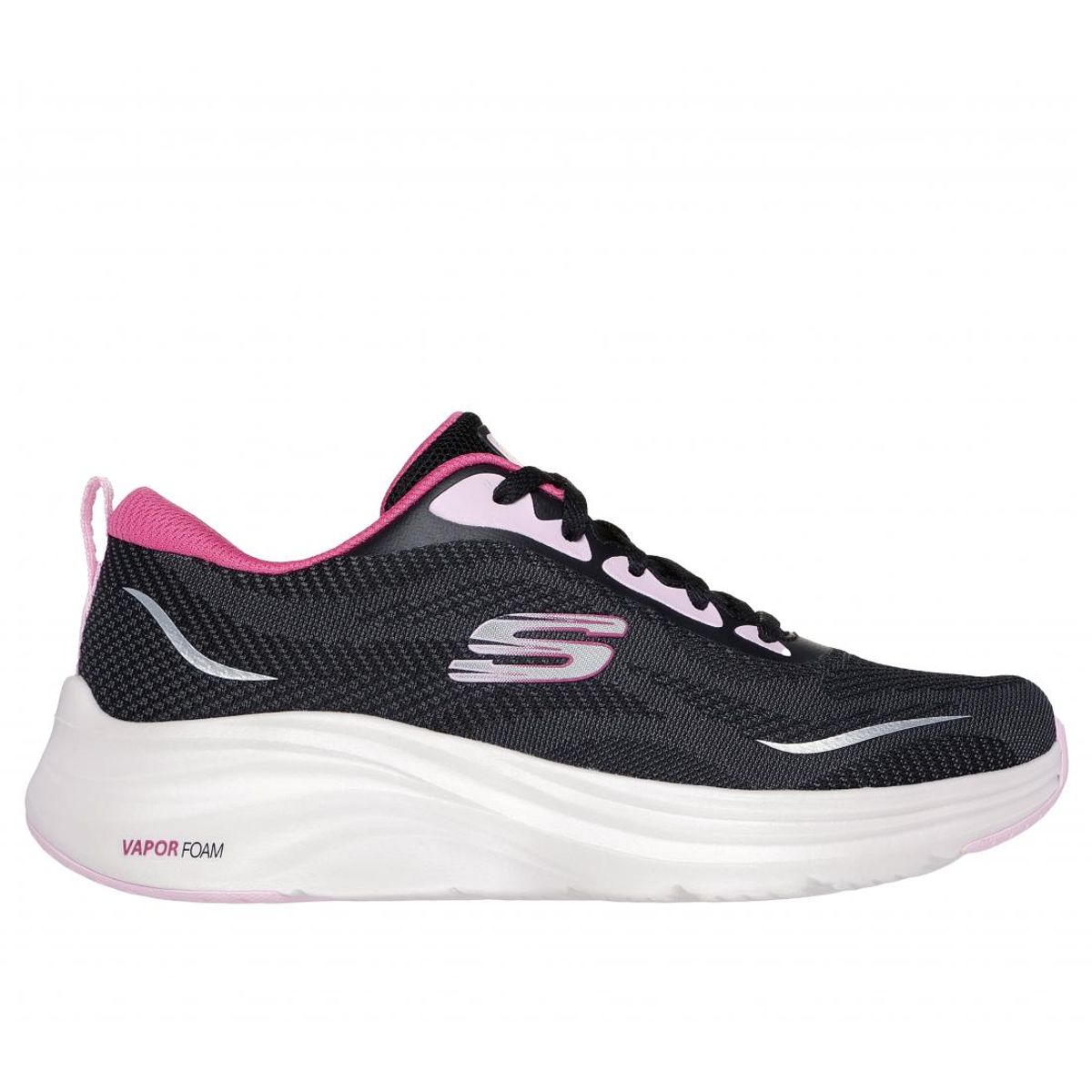 SKECHERS - Zapatilla Mujer Vapor Foam Smooth Ride Negro Skechers