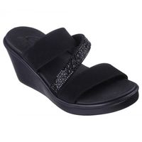 Sandalia Mujer Rumble On Social Glam Negro