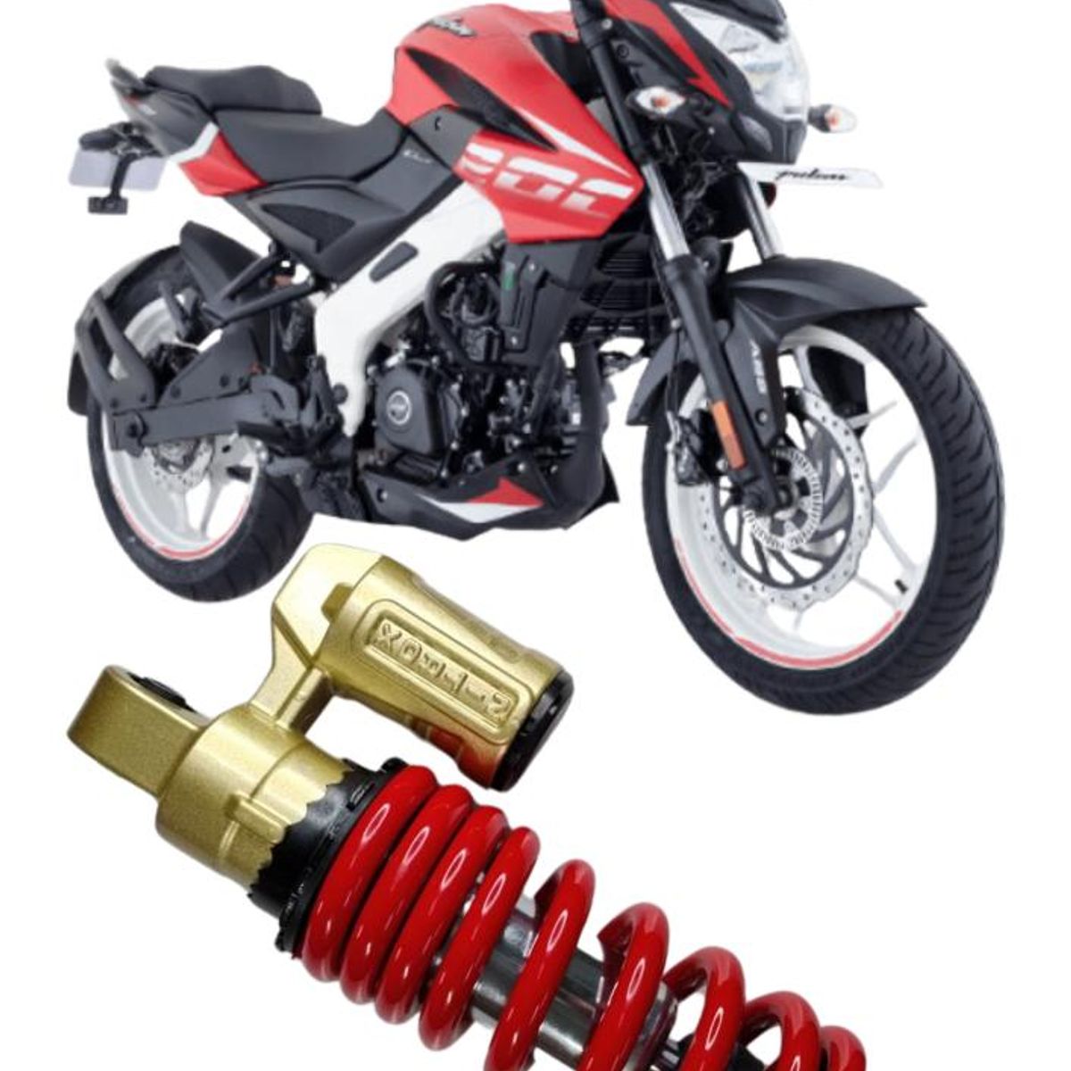 GENERICO - Amortiguador Trasero para Moto Pulsar 200ns
