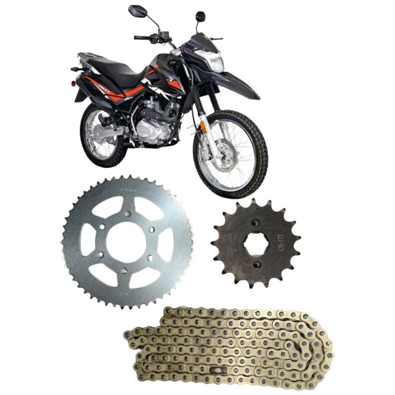 GENERICO - Kit De Transmisión Para Moto HJ NK150