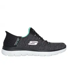 SKECHERS - Zapatilla Mujer Slip-ins: Summits A Negro