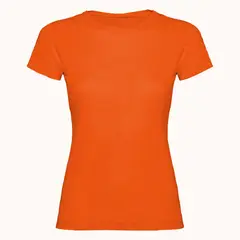 ANDESLAND OUTDOOR APPAREL - Polera Algodón Manga Corta Velox Pro Naranjo Mujer