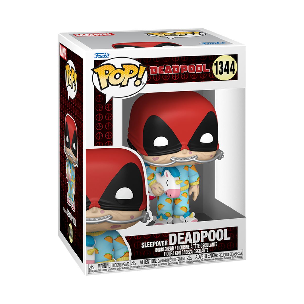 FUNKO - Funko Pop 1344 - Deadpool Sleepover Deadpool