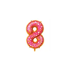 GENERICO - Globo Numero 8 Forma De Dulce 34 pulgadas